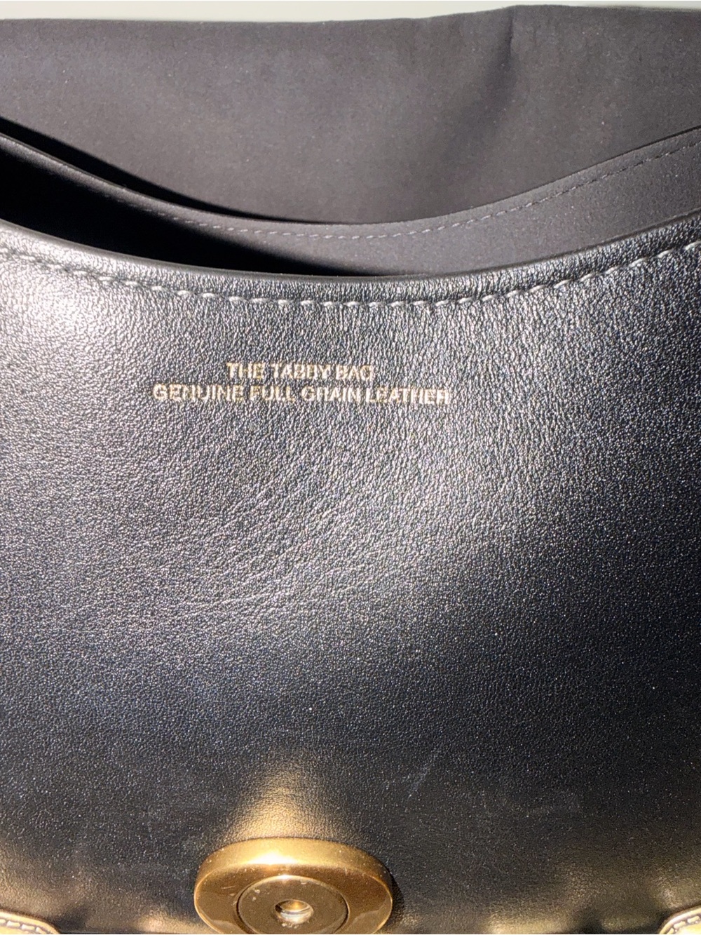 Coach Chain Tabby Shoulder Bag 30 in black - Picture 11 of 13
